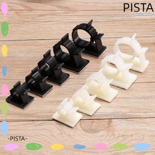 Pista คลิปหนีบจัดระเบียบสายเคเบิ้ล มีกาวในตัว 10 ชิ้น