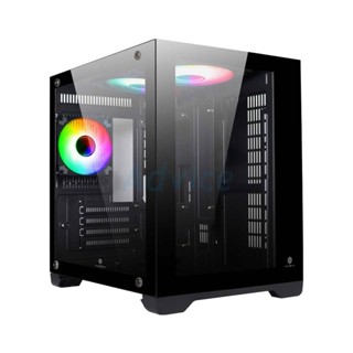 mATX CASE (NP) TSUNAMI MINI VISION 1264*3 KK GAMING (BLACK)