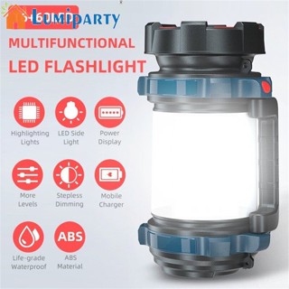 Lumiparty ไฟฉายสปอตไลท์ Led แบบพกพา กันน้ํา ชาร์จไฟได้