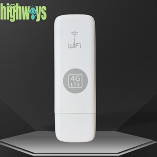 เราเตอร์ WiFi 4G LTE USB 4G โมเด็มนาโนซิมการ์ด พร้อมเสาอากาศ 150Mbps [highways.th]