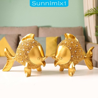 [Sunnimix1] ฟิกเกอร์รูปปั้นปลาทอง ฮวงจุ้ย สําหรับตกแต่งบ้าน ห้องนอน ห้องนั่งเล่น ห้องน้ํา เตาผิง