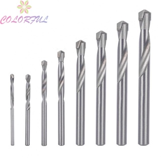 【COLORFUL】Drill Bit 135 Degree Sharpening 3-10mm 8pcs Hard Alloy Drill High-hardness