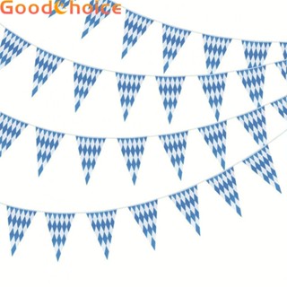 Festive Oktoberfest Bunting Decoration Waterproof PE Banner for Outdoor Delights