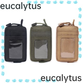 Eucalytus1 กระเป๋าใส่เหรียญ กุญแจ แบบพกพา สําหรับเดินทางกลางแจ้ง