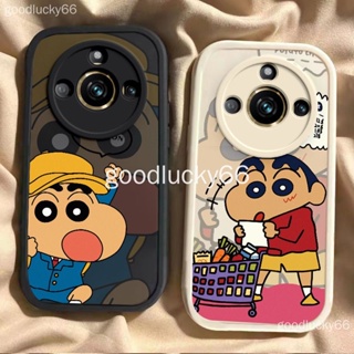 เคสโทรศัพท์มือถือ ซิลิโคนนิ่ม บาง กันกระแทก ลายการ์ตูนชินจัง สําหรับ Realme 11 Pro+ realme11pro+