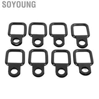 Soyoung 8pcs DRing Anchors Quick  Fastener Tie Downs Fit for  Wrangler JK YJ TJ JKU Sports/ Sahara/ Freedom/ Rubicon