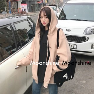 Moon  เสื้อกันหนาว เสื้อคลุม ย้อนยุคในอเมริกา oversize 2023 NEW AG081026 สวยงาม ins สบาย รุ่นใหม่ A98J24U 36Z230909