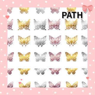 Path สติกเกอร์ติดผนัง ลายผีเสื้อ สําหรับตกแต่งบ้าน งานแต่งงาน 12 ชิ้น ต่อแพ็ค