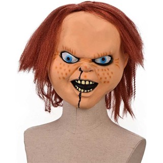 Halloween Fancy Dress Mask Props Costume Scary Spooky Full Latex Chucky Horror