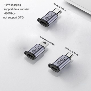 Bonj อะแดปเตอร์แปลง Usb-C เป็น Micro Usb TypeC ตัวเมีย เป็น Micro Usb ตัวผู้ รองรับการชาร์จซิงค์ข้อมูล Ada