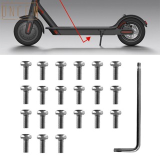 【ONCEMOREAGAIN】Screws M3x8cm Steel With Wrench Bottom Battery Cover E Scooter Accessories