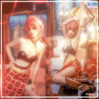 ชุดคอสเพลย์อนิเมะ JoJos Bizarre Adventure cos Trish Una