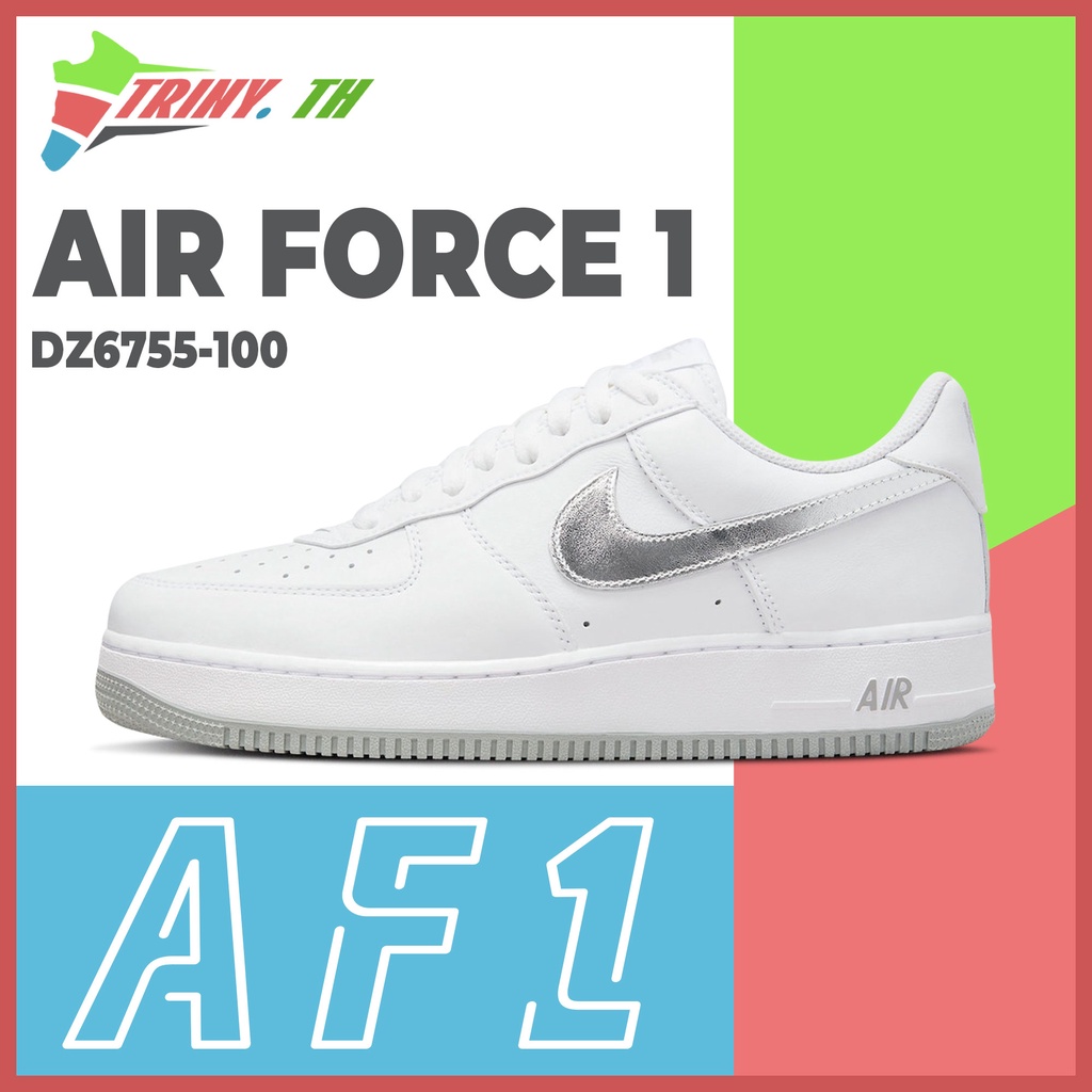 รองเท้าผ้าใบ Nike Air Force 1 Low{DZ6755-100}100%แท้