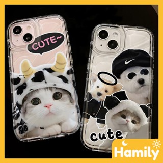 For iPhone 14 Pro Max iPhone Case Water Ripple Clear Case TPU Shockproof Soft Transparent Cute Cat Dog Compatible with iPhone 13 Pro Max 12 Pro Max 11 XR XS 7