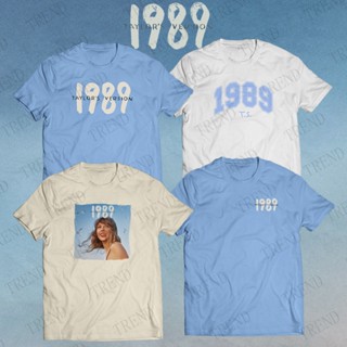 Taylor Swift 1989 (Taylors Version) เสื้อยืดแขนสั้น ผ้าฝ้าย พิมพ์ลาย ทรงหลวม สไตล์เกาหลี มินิมอล แนวสตรีท พลัสไซซ์ แฟชั่นสําหรับผู้ชาย และผู้หญิง