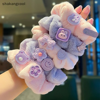 Shakangcool ยางรัดผม รูปหางม้า ดอกไม้ ขนาดใหญ่ เรียบง่าย แฟชั่นสําหรับผู้หญิง 1 ชิ้น SGL