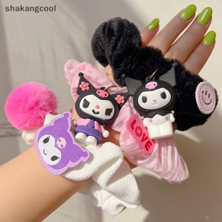 Shakangcool ยางรัดผม ผ้ากํามะหยี่ขนนิ่ม ลายการ์ตูนอนิเมะ Melody Sanrio Kawaii SGL