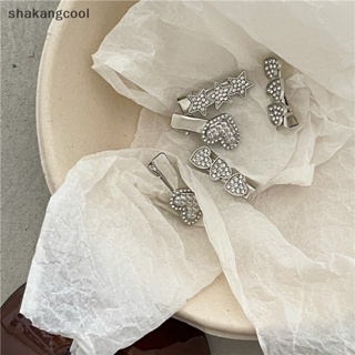 Shakangcool กิ๊บติดผม รูปดาวห้าแฉก หัวใจ ประดับคริสตัล แวววาว เครื่องประดับแฟชั่น สไตล์ฮาราจูกุ สําหรับผู้หญิง SGL