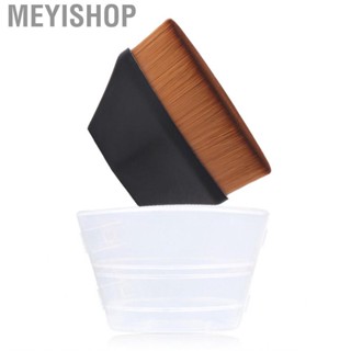 Meyishop Foundation Brush  Flat Top Makeup Portable Strong Grasping for Home