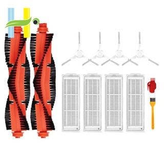ชุดแปรงหลัก แปรงด้านข้าง แผ่นกรอง Hepa อุปกรณ์เสริม สําหรับหุ่นยนต์ดูดฝุ่น Xiaomi Mi Robot Vacuum-Mop PRO STYTJ02YM Conga 3490 Viomi V2 PRO V3 SE