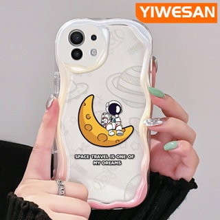 เคสโทรศัพท์มือถือแบบนิ่ม ใส กันกระแทก ลายการ์ตูนอวกาศ ดวงจันทร์ สําหรับ Xiaomi 12T Pro 11 Lite 5G NE 12 Lite