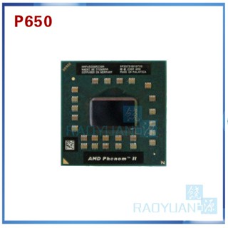 ซ็อกเก็ตโปรเซสเซอร์ CPU AMD Phenom P650 HMP650SGR23GM P650 แกนคู่ 2.60 GHz 2MB L2 Cache Socket S1 (S1g4) PGA638 สําหรับแล็ปท็อป