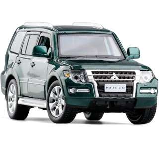 Jkm 1/32 Mitsubishi Pajero V97 โมเดลรถออฟโร้ด หกประตู มีเสียง และไฟเลี้ยว ของเล่นสําหรับเด็ก