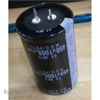 Run ตัวเก็บประจุอลูมิเนียม ความถี่สูง 450V 1000uF 35x60