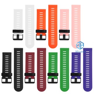 สายนาฬิกาข้อมือซิลิโคน แบบเปลี่ยน สําหรับ Garmin Fenix3 Fenix3HR Fenix5 X *Z [Missece.th]