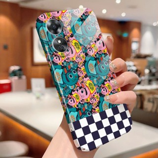 เคสโทรศัพท์มือถือแบบแข็ง กันกระแทก ลายการ์ตูนดอกไม้ สําหรับ OPPO A16 A16s A16e A16k A54s A54 A36 A76 A96 A52 A72 A92