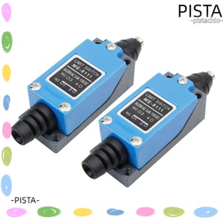 Pista สวิตช์จํากัดระยะชั่วขณะ 1NC 1NO 380V 5A เราเตอร์ CNC สีฟ้า ทนทาน ME8111 2 ชิ้น