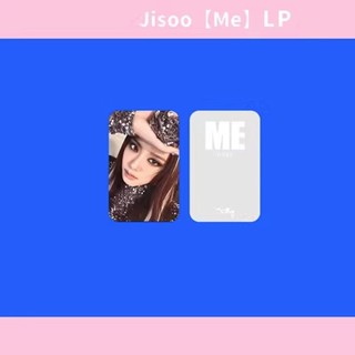 พร้อมส่ง โปสการ์ดโฮโลแกรมเลเซอร์ JISOO SOLO Album ME Black-Pink สีดํา ชมพู สําหรับโปสการ์ด 3-4 ชิ้น ต่อชุด