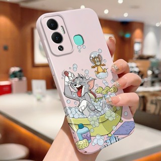 เคสมือถือ แบบแข็ง ลาย Tom Jerry กันกระแทก สําหรับ Infinix Hot 9 10 11 Play Note 12 G96 Smart 6 Tecno Pova Neo