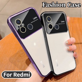 เคสโทรศัพท์มือถือแบบนิ่ม ใส กันกระแทก กันรอยกล้อง ทนทาน แฟชั่น สําหรับ Redmi 12C 2022 hp Xiaomi Redmi12 Redmy 12C 12 10C 10A 10 9A 9C