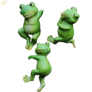 【VARSTR】Frog Sculptures Frog Ornaments Landscaping Or Aquascaping Or Indoor Decor