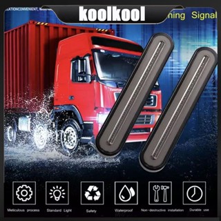 Kool ไฟท้าย ไฟเบรก ไฟเลี้ยว LED สีเหลืองอําพัน สําหรับรถพ่วง