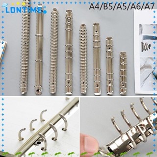 Lontime ห่วงโลหะ A4 B5 A5 A6 A7 อุปกรณ์เสริม สําหรับสมุดโน้ต DIY