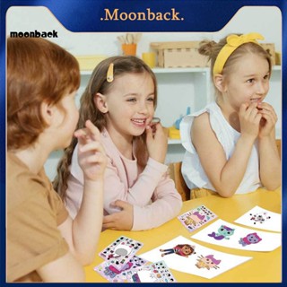 &lt;moonback&gt; สติกเกอร์ PVC กันน้ํา สําหรับติดตกแต่งเครื่องเขียนเด็ก DIY 12 แผ่น