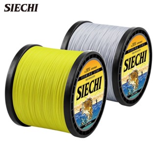 Siechi สายเอ็นตกปลาน้ําเค็ม PE แบบถัก แข็งแรงมาก หลากสี 300 ม. 500 ม. 1000 ม. 4 เส้น