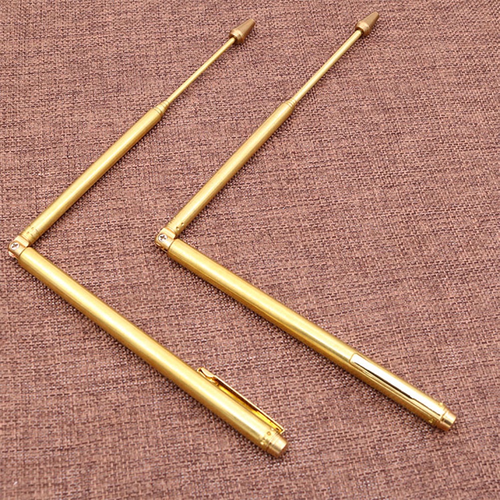 Dowsing Rod Copper แบบพกพา Telescoping Probing Divining Probe