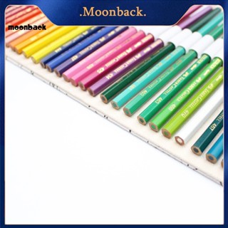 &lt;moonback&gt; กระเป๋าดินสอ ผ้าแคนวาส ม้วนเก็บได้ 36 48 72 หลุม สําหรับร่างภาพ