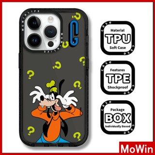 Mowin - เข้ากันได้สำหรับ เคสไอโฟน เคสไอโฟน11 เคส iphone 11 เคสไอโฟนเคสนิ่มเคสใสหนากันกระแทกป้องกันกล้องกรอบดำรูปการ์ตูนตลกเครื่องหมายคำถามเข้ากันได้กับ iPhone 13 Pro Max 12 Pro Max