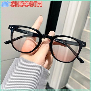 Shoogth สายตาสั้น แว่นตาผู้หญิง ย้อนยุค แว่นตาบลัชออน แว่นตา
