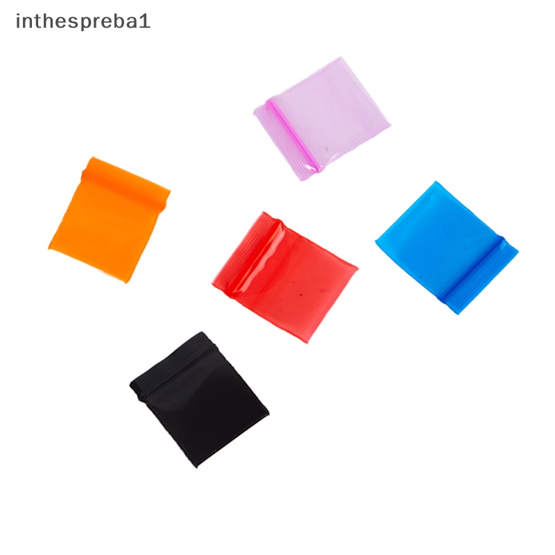 Inthespreba1^^ 100 ชิ้น ถุงบรรจุภัณฑ์ พลาสติก ซิปล็อค ยา ถุงบรรจุภัณฑ์ ใหม่ ถุงซิปล็อค ขนาดเล็ก *ใหม่
