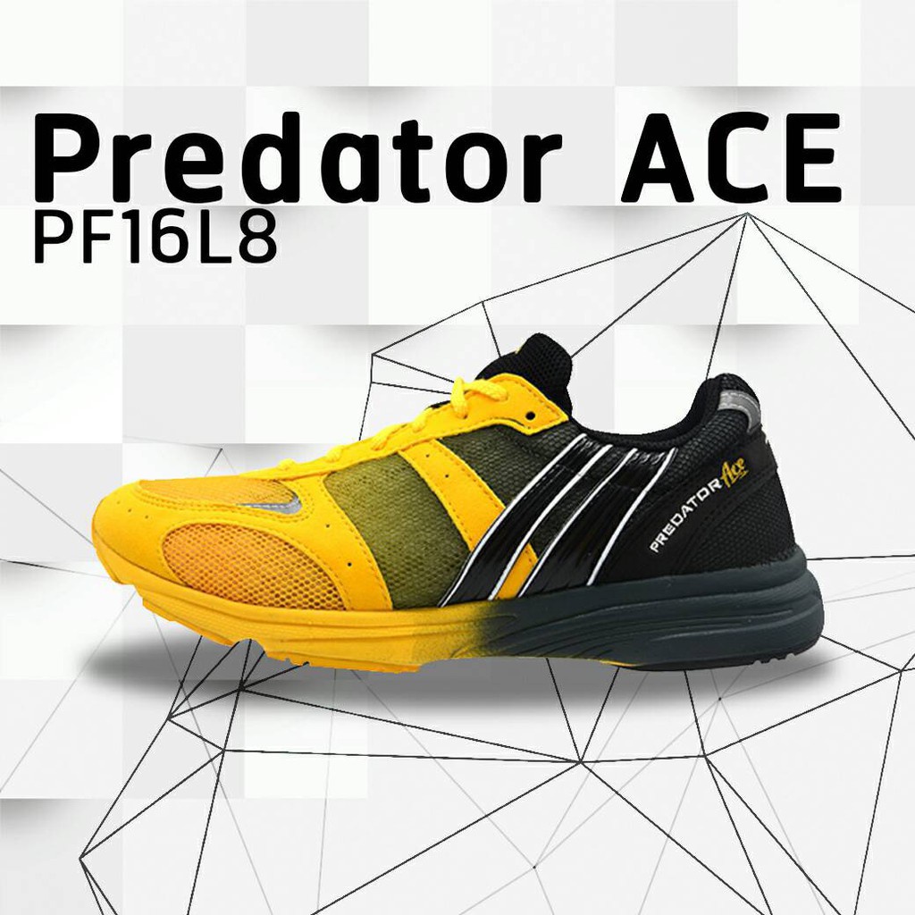 (SALE)Pan รองเท้าวิ่งมาราธอน รุ่น PREDATOR ACE สี เหลือง/ดำ