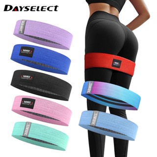 Dayselect Booty Band วงดนตรีวงกลมสะโพกวงต้านทานการออกกําลังกายสําหรับผู้หญิงผู้ชายสําหรับขาต้นขากลูเต้ก้นหมอบออกแบบกันลื่น