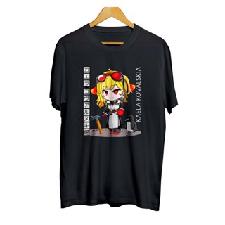 เสื้อยืด ลายการ์ตูนอนิเมะ distro infinite vtuber CHIBI KAELA KOVALSKIA - HOLOLIVE ID original 100% combed 30s Design