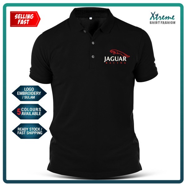 เสื้อโปโล Jaguar Sulam Racing กีฬารถปรับแต่งขี่เกียร์ Performance Motorsport Turbo XE XF XJ F ประเภท