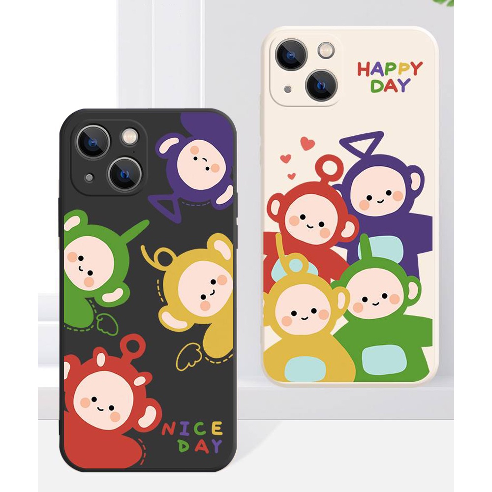 เคส Redmi Note 13 5G 12 Pro+ 11 Pro 11S Note 10 Pro 5G 10s 10C 9s 9 8 เคส Redmi A1 13C 12C 10 5G 2022 A1 9T 9C 10A 9A 10C ปลอกนุ่มกันกระแทก Teletubbies