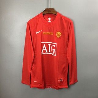 2007/08 Mu retro ML เสื้อแขนยาว สไตล์เรโทร 07/08 Ronaldo 7